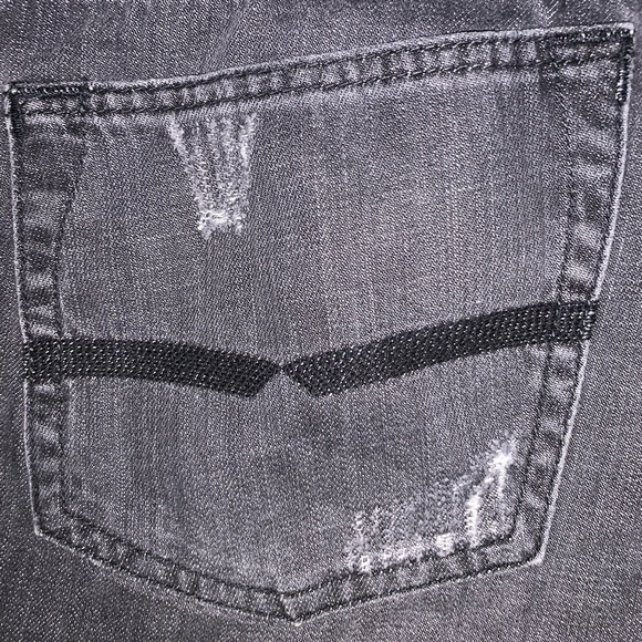 Buffalo David Bitton Mens black distressed jeans size 32 x 30 - Picture 4 of 7